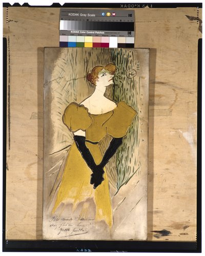 Yvette Guilbert by Henri de Toulouse Lautrec